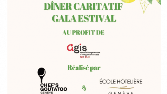 DÎNER CARITATIF GALA ESTIVAL